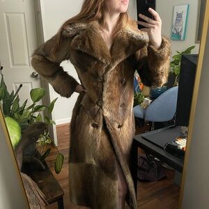 Penny Lane Vintage Brown Fur Coat